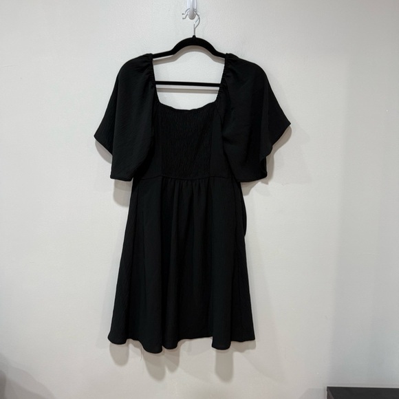 Dokotoo black elegant bow tie mini dress Small - Picture 3 of 8